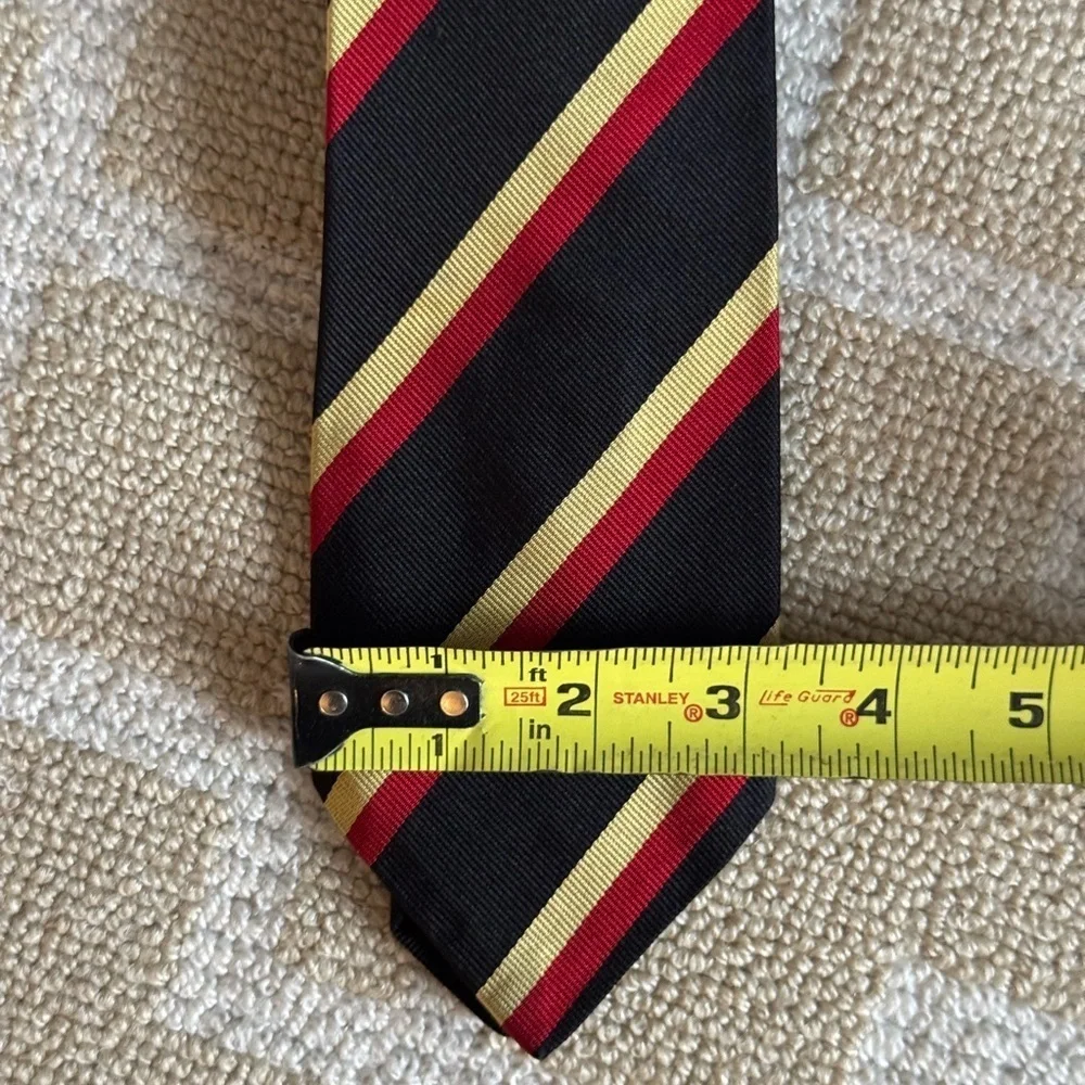 New Club Room Boys Silk Tie Red Gold Stripe Harry Potter Prep School Style